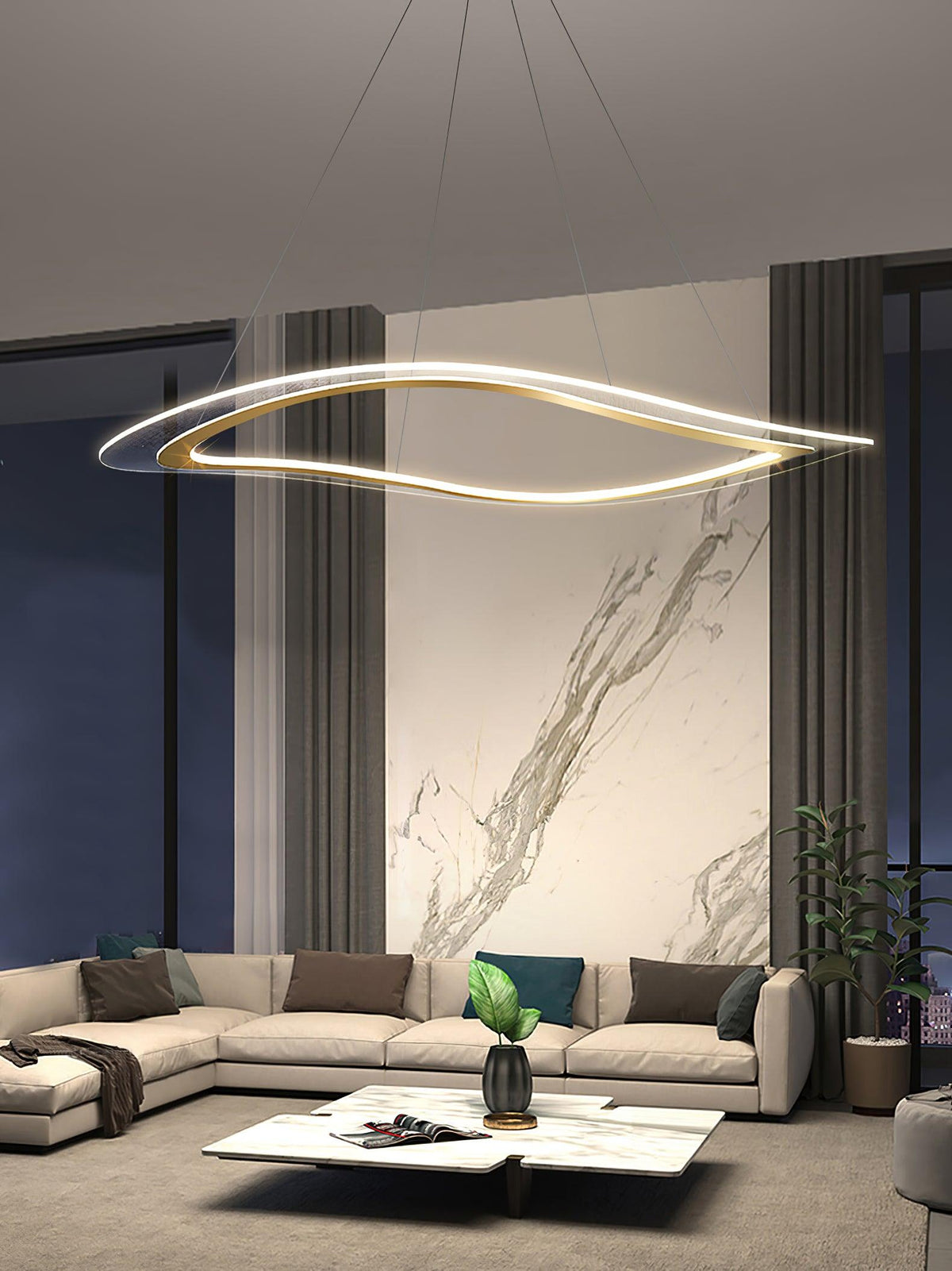 Wyrenora Iron Chandelier-Moonnatur