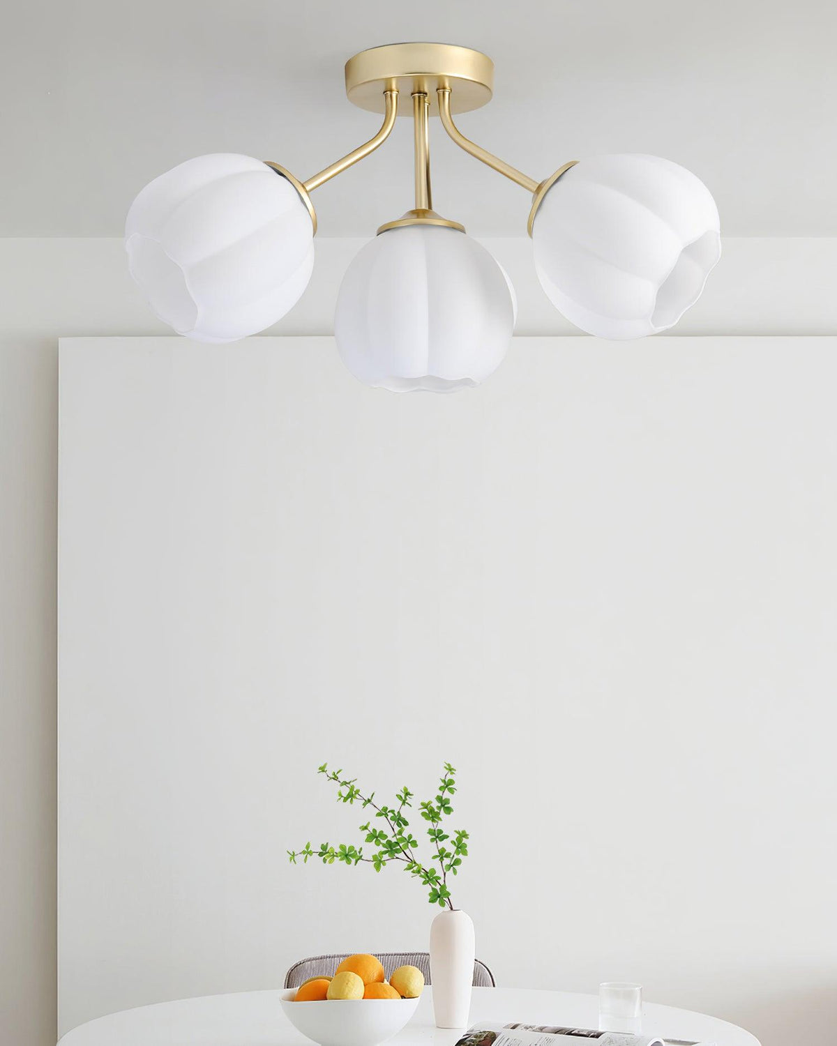 Denellyn Glass Ceiling Light-Moonnatur