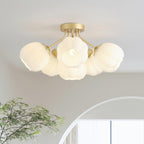 Denellyn Glass Ceiling Light-Moonnatur