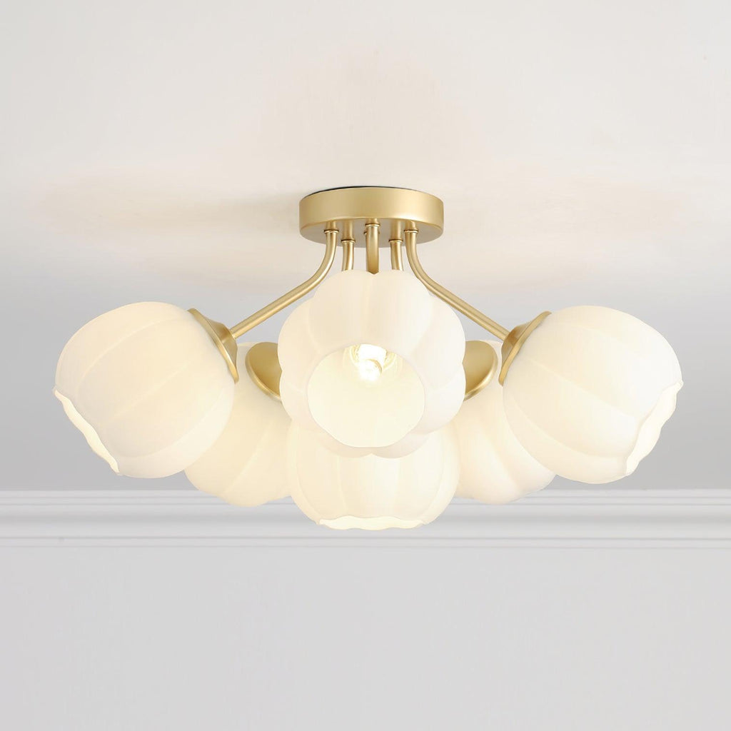 Denellyn Glass Ceiling Light-Moonnatur