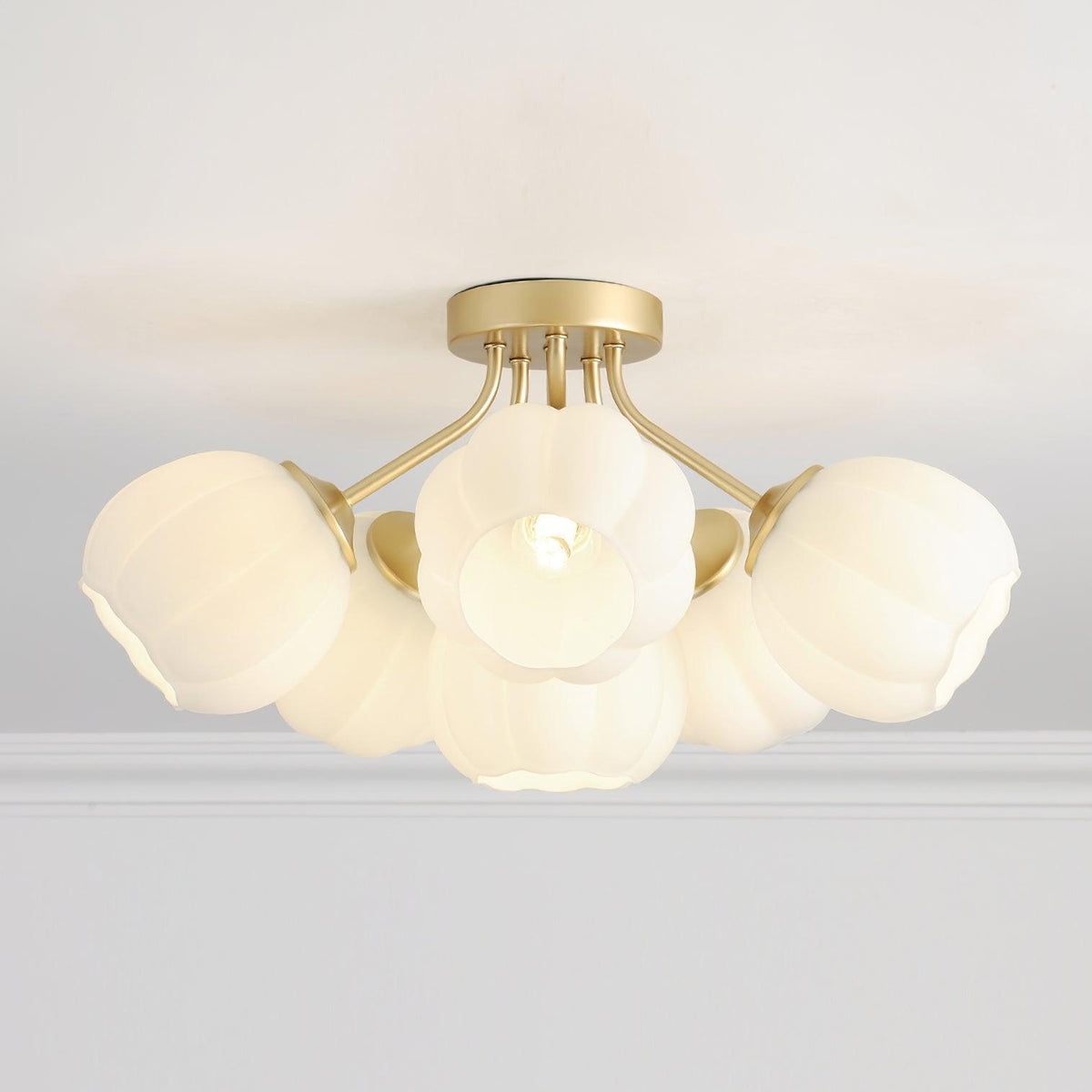 Denellyn Glass Ceiling Light-Moonnatur
