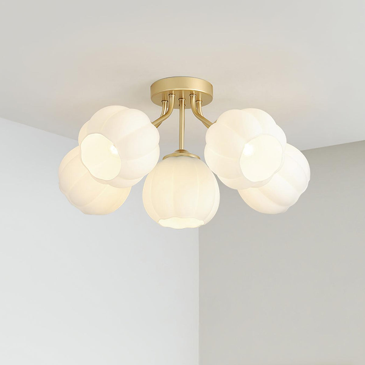 Denellyn Glass Ceiling Light-Moonnatur