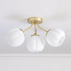 Denellyn Glass Ceiling Light-Moonnatur