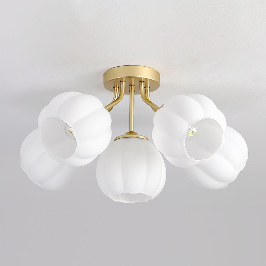 Denellyn Glass Ceiling Light-Moonnatur