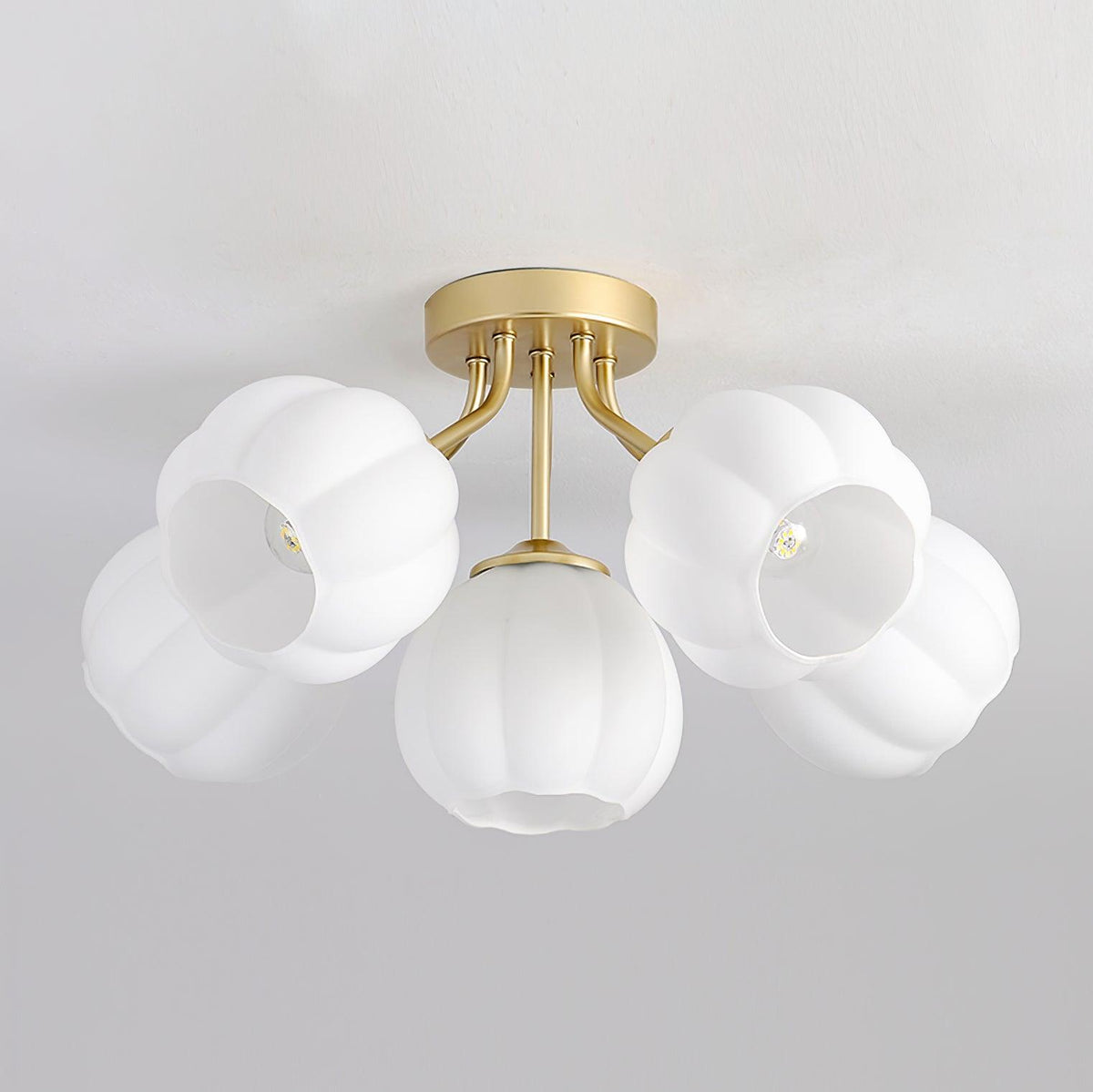 Denellyn Glass Ceiling Light-Moonnatur