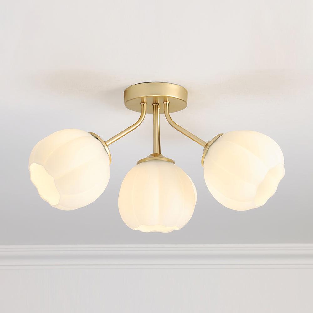 Denellyn Glass Ceiling Light-Moonnatur