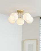 Denellyn Glass Ceiling Light-Moonnatur