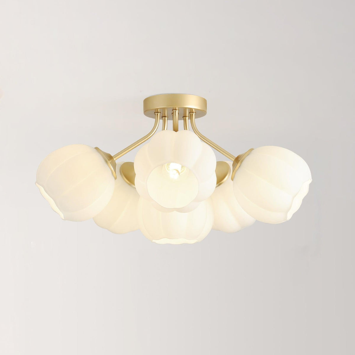 Denellyn Glass Ceiling Light-Moonnatur