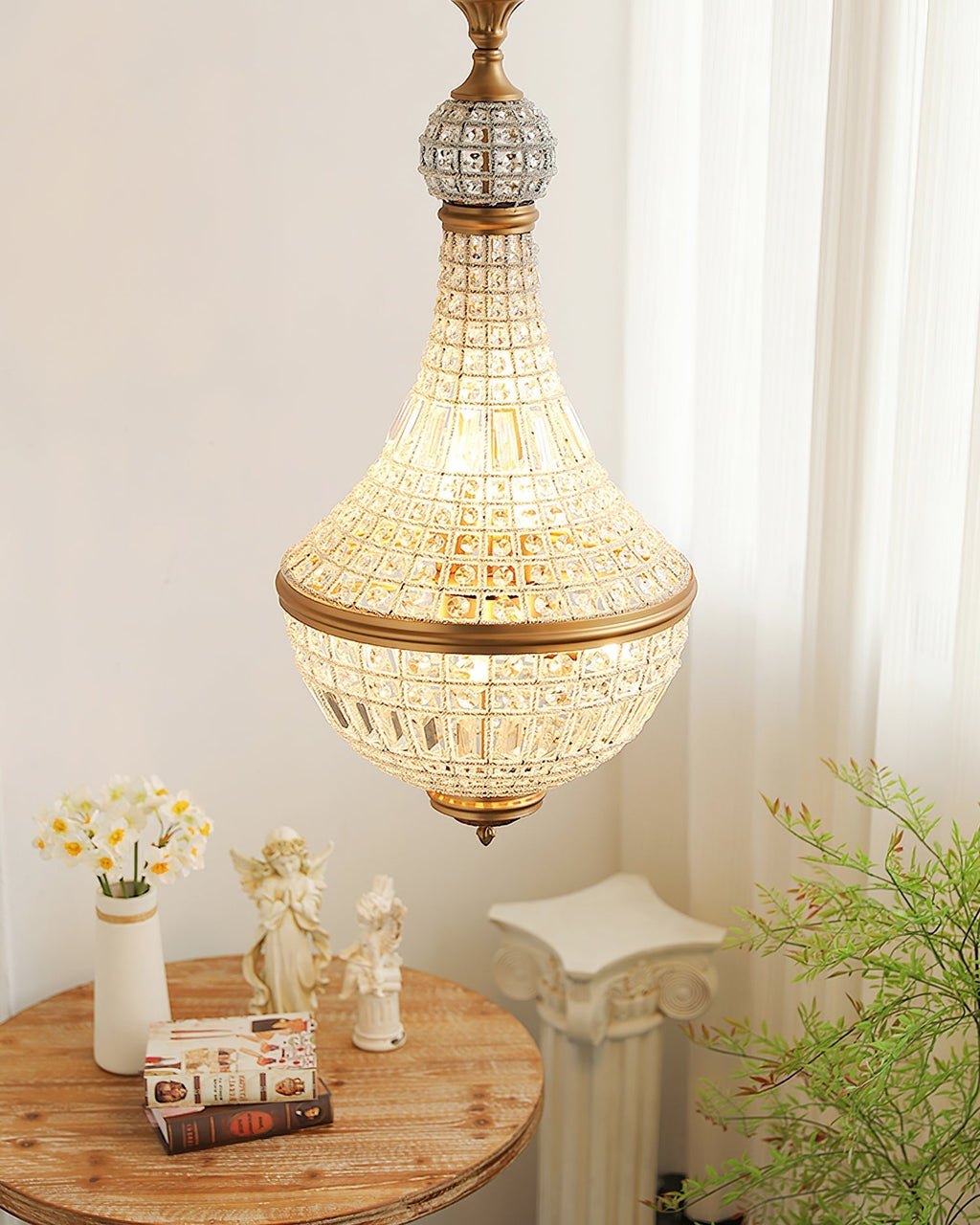 Fenrenevia Crystal Chandelier-Moonnatur