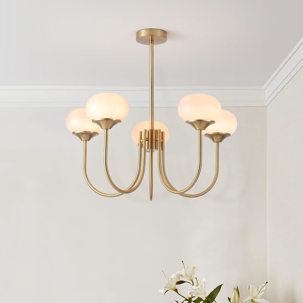 Myrenia Glass Chandelier-Moonnatur