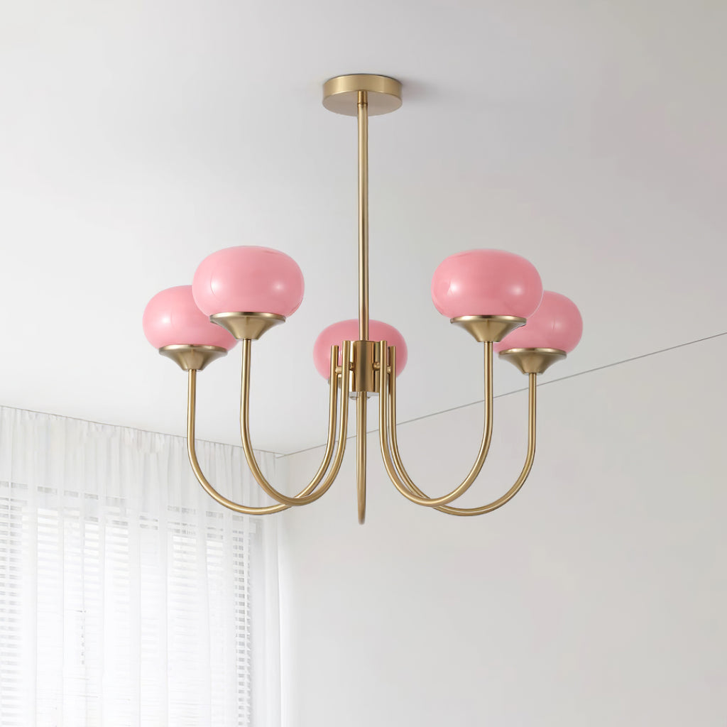 Myrenia Glass Chandelier-Moonnatur