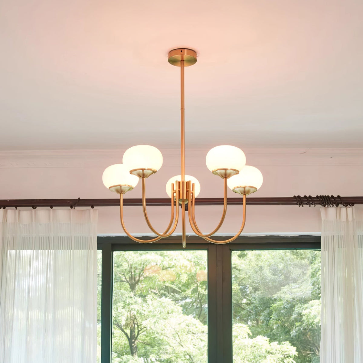 Myrenia Glass Chandelier-Moonnatur