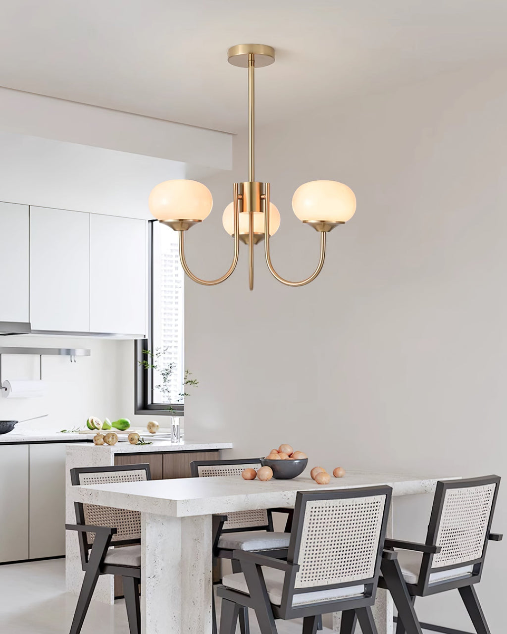 Myrenia Glass Chandelier-Moonnatur