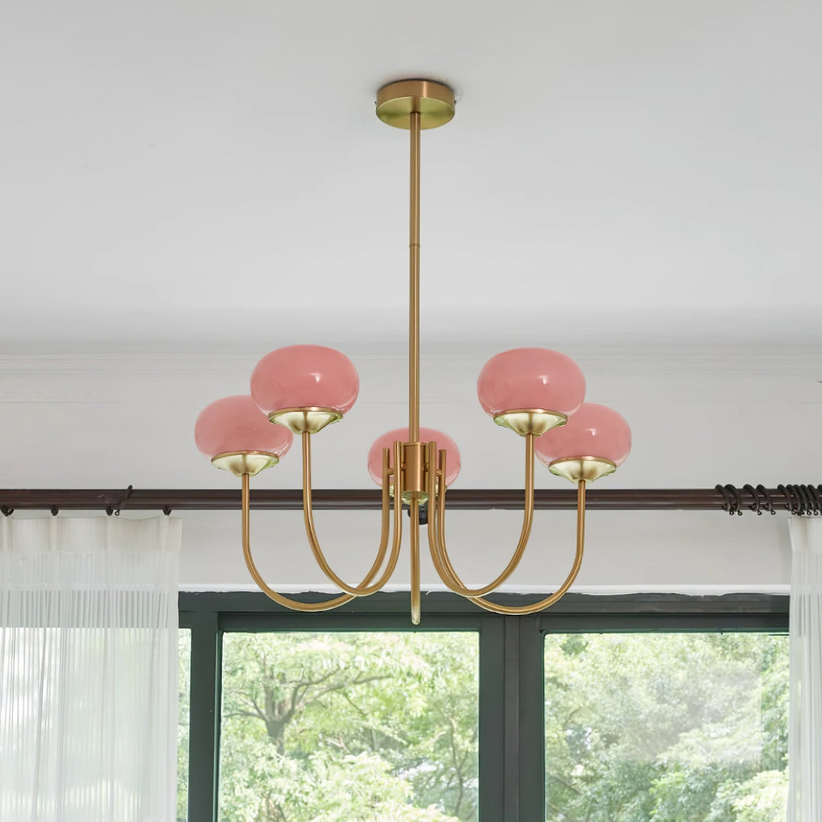 Myrenia Glass Chandelier-Moonnatur