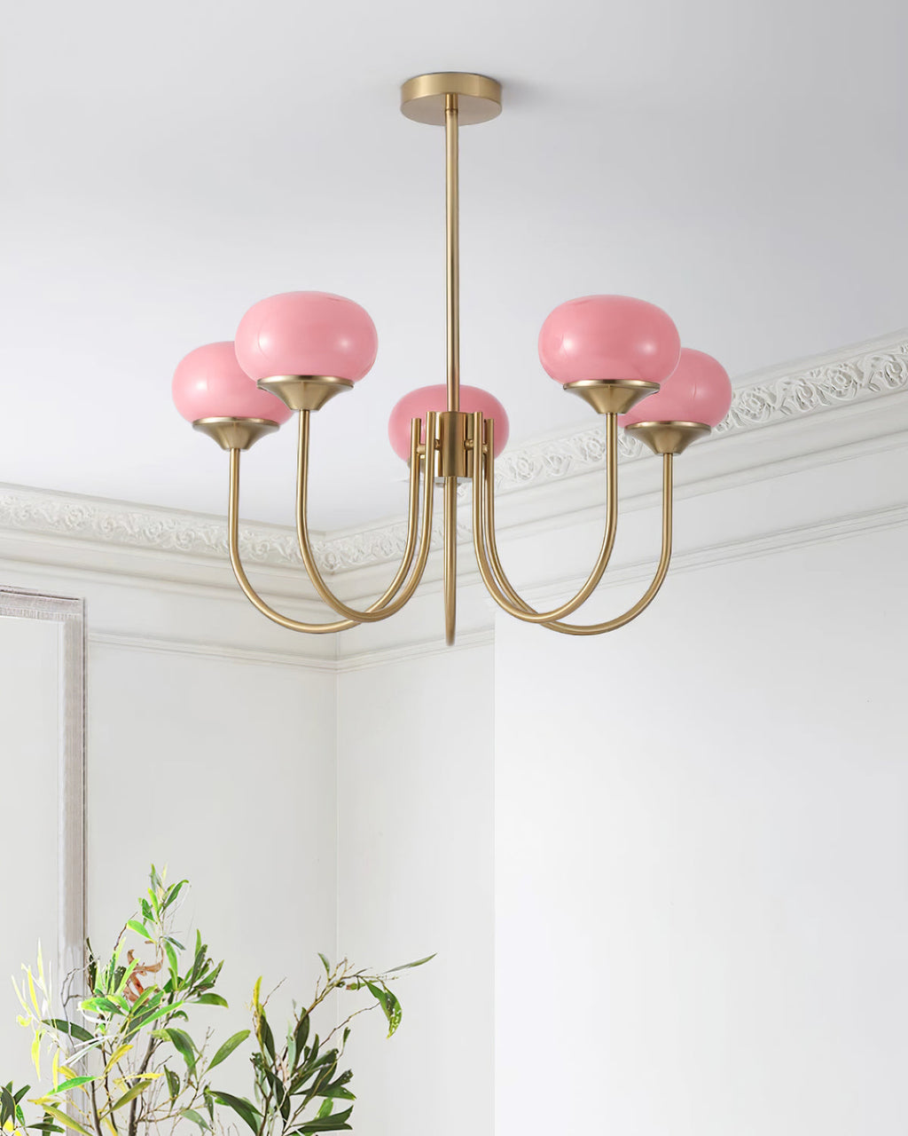 Myrenia Glass Chandelier-Moonnatur