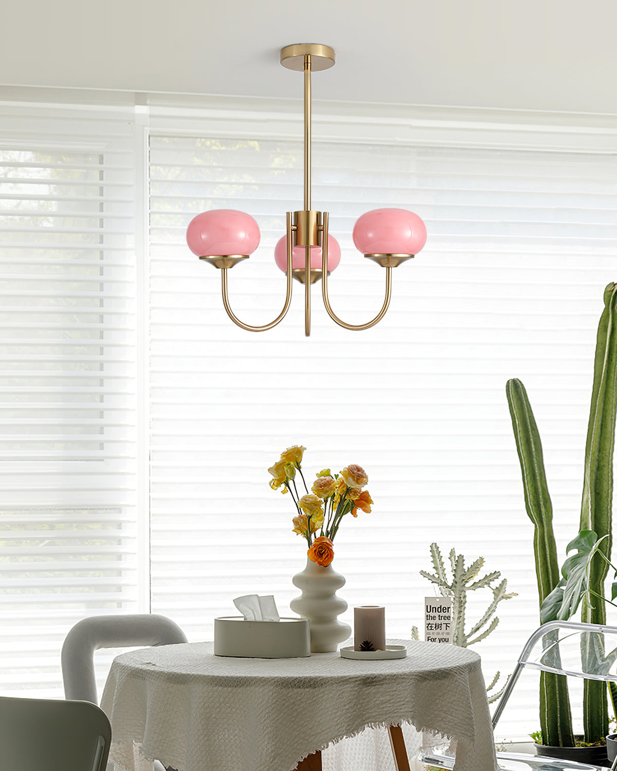 Myrenia Glass Chandelier-Moonnatur
