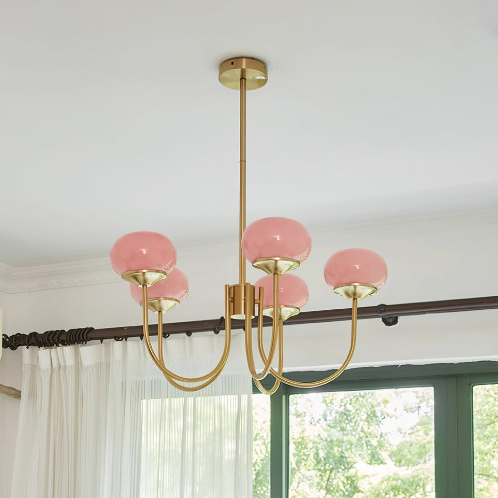 Myrenia Glass Chandelier-Moonnatur
