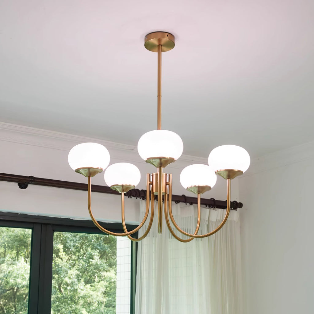 Myrenia Glass Chandelier-Moonnatur