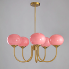 Myrenia Glass Chandelier-Moonnatur