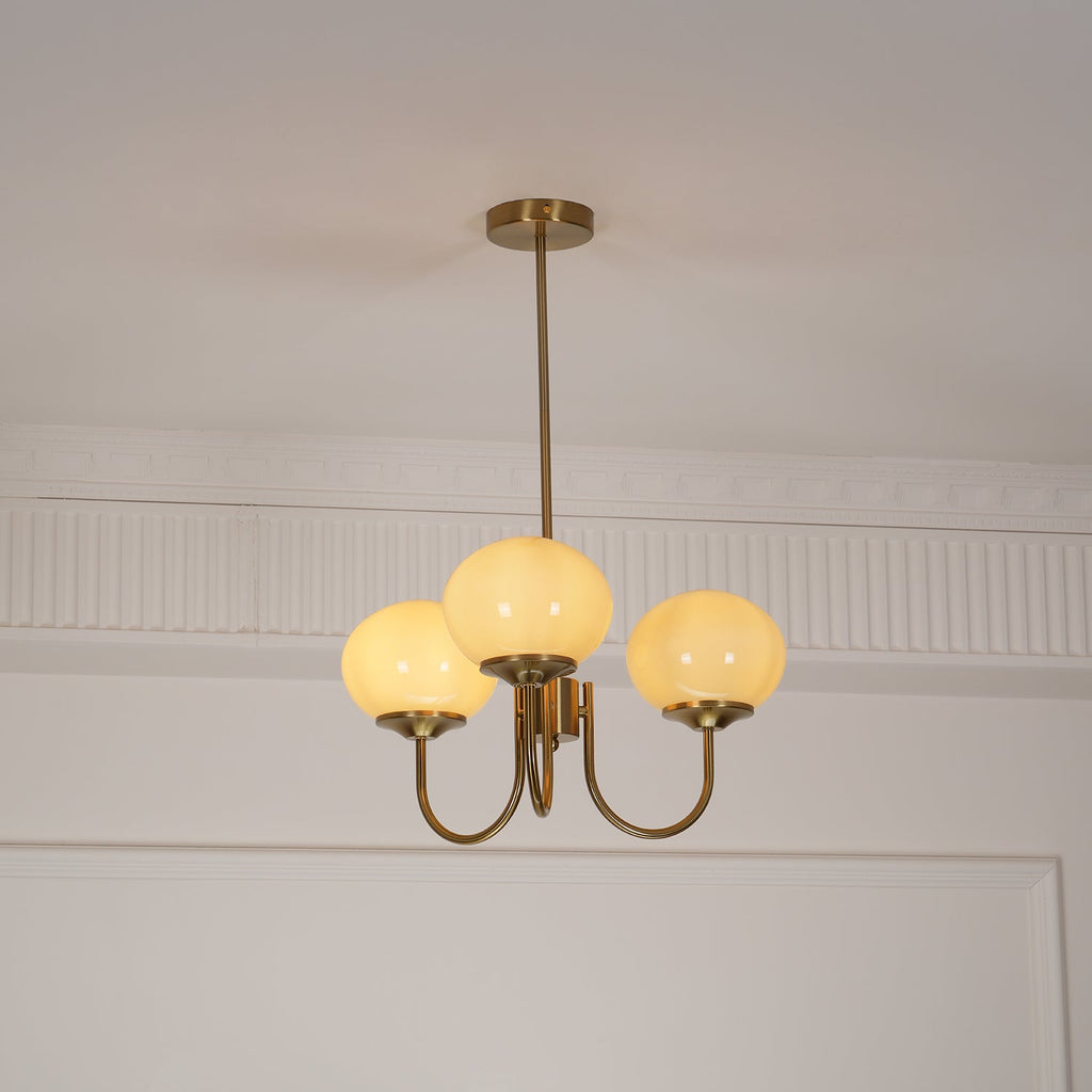 Myrenia Glass Chandelier-Moonnatur
