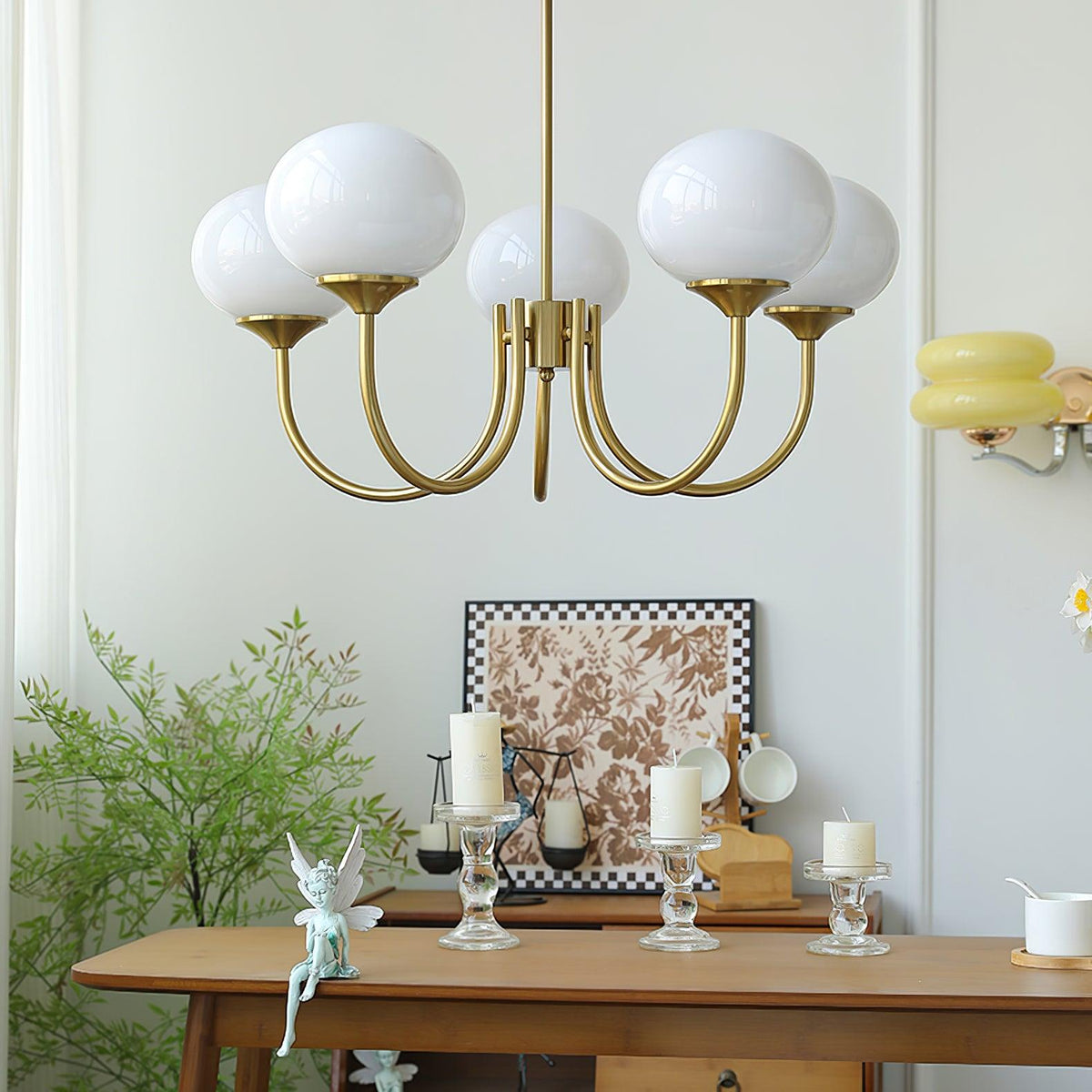Myrenia Glass Chandelier-Moonnatur