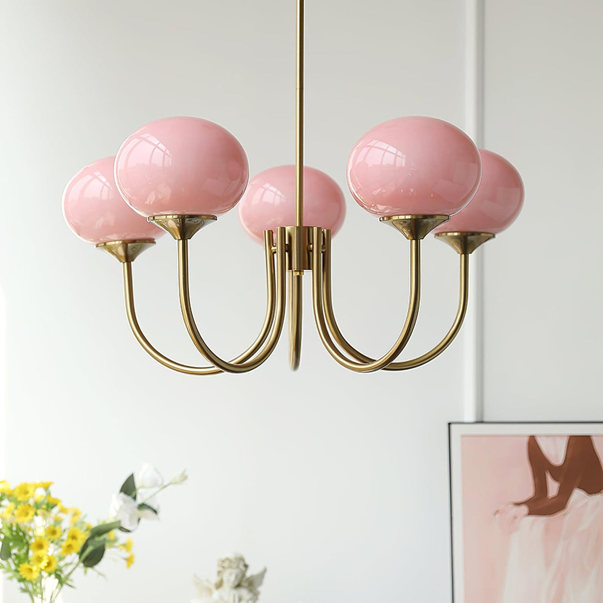 Myrenia Glass Chandelier-Moonnatur