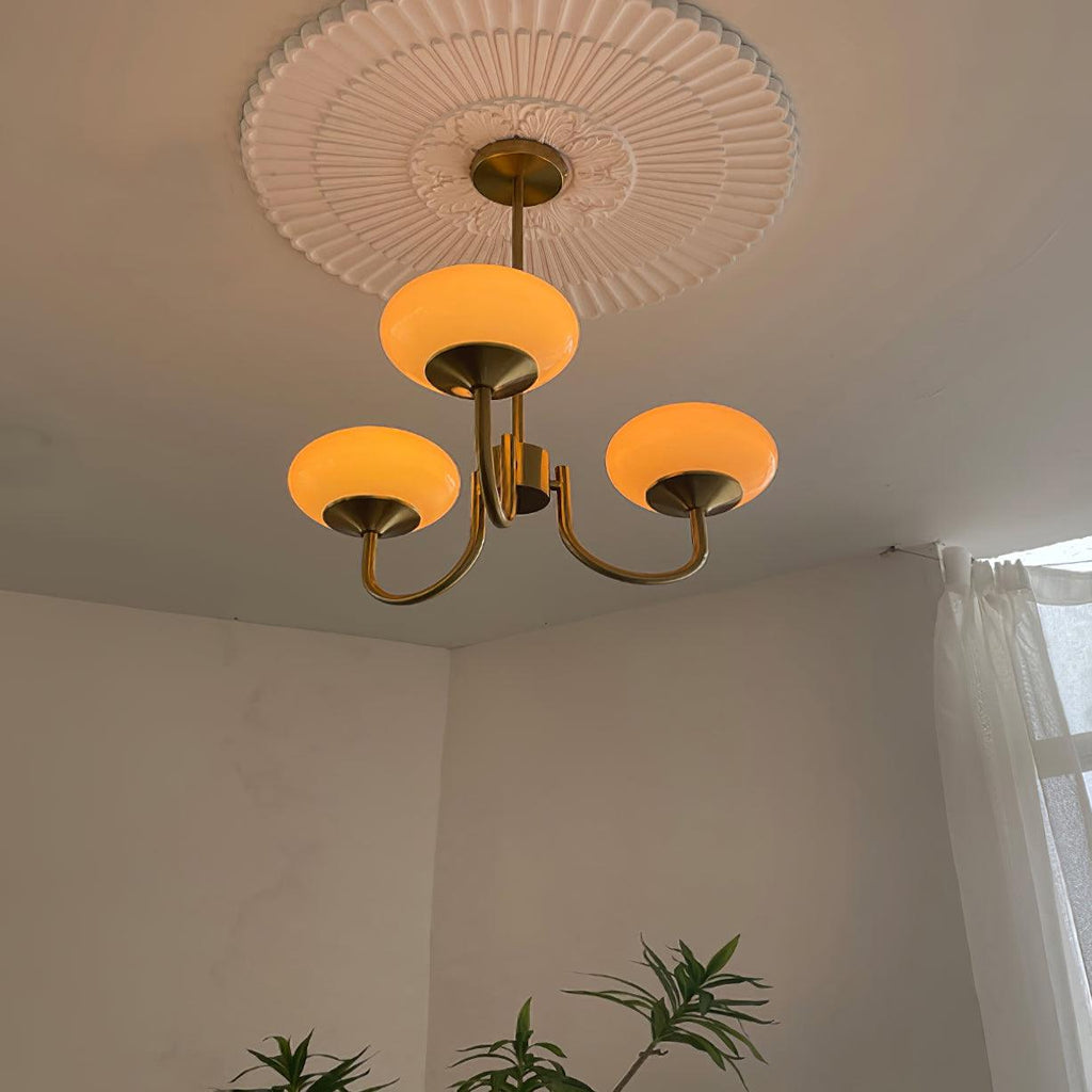 Myrenia Glass Chandelier-Moonnatur