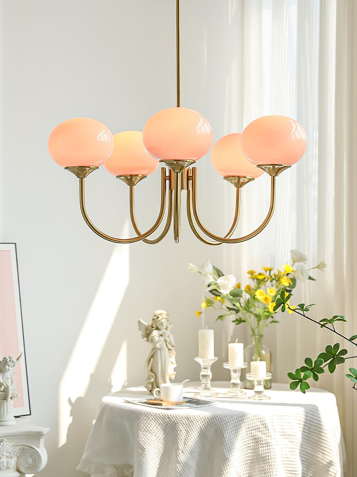 Myrenia Glass Chandelier-Moonnatur
