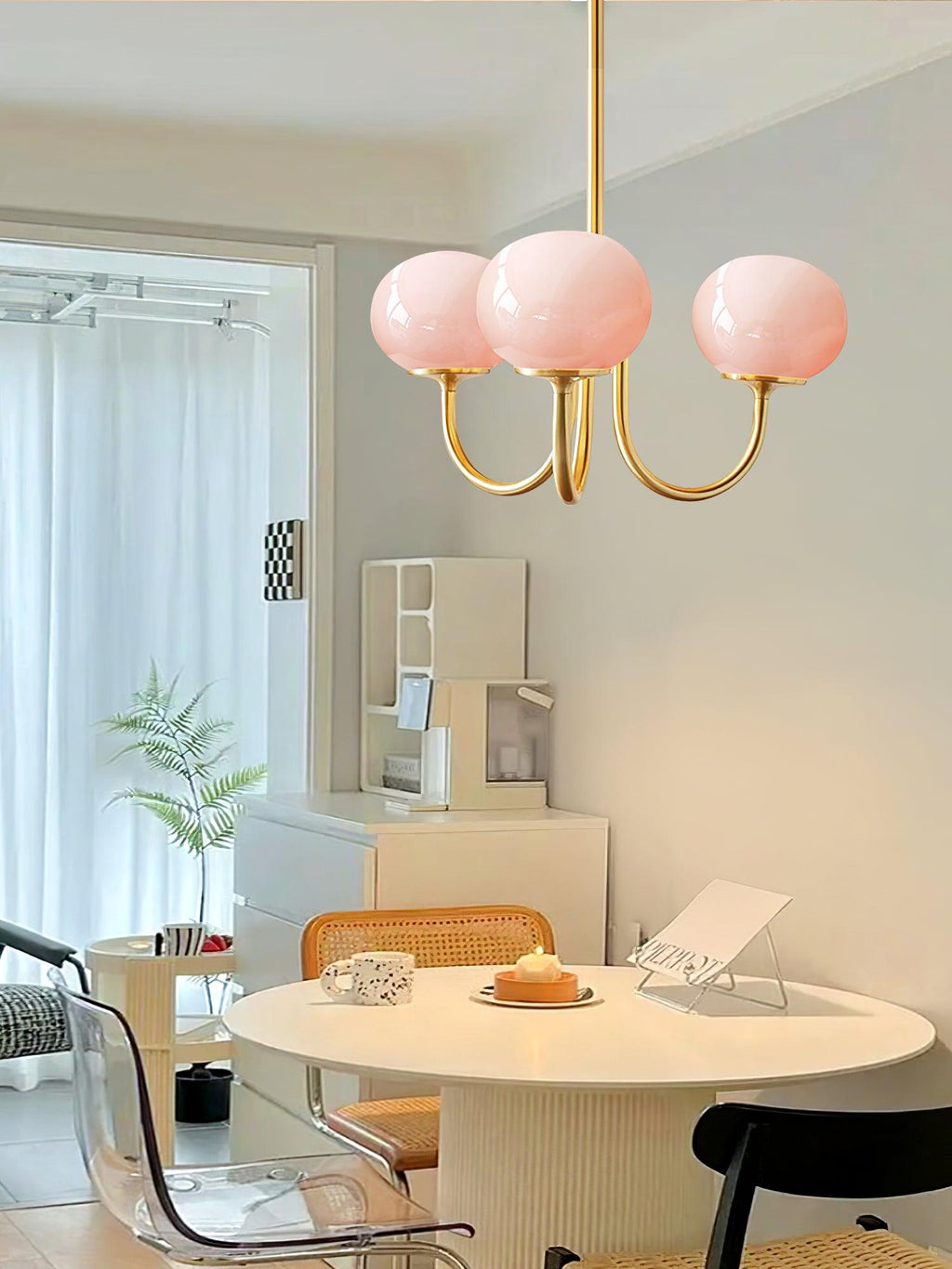Myrenia Glass Chandelier-Moonnatur