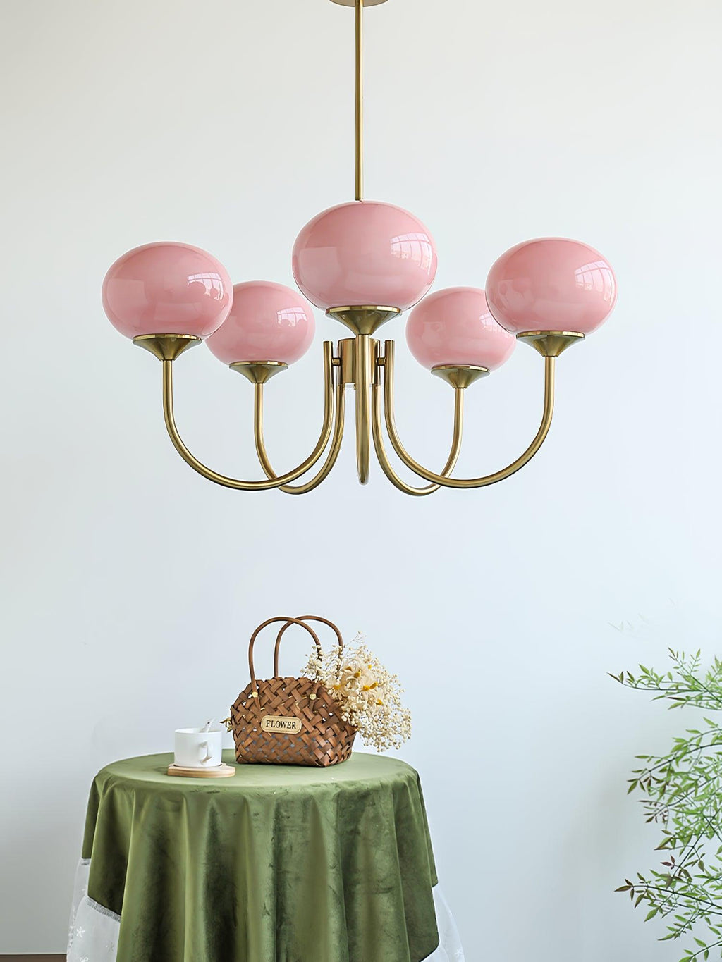 Myrenia Glass Chandelier-Moonnatur