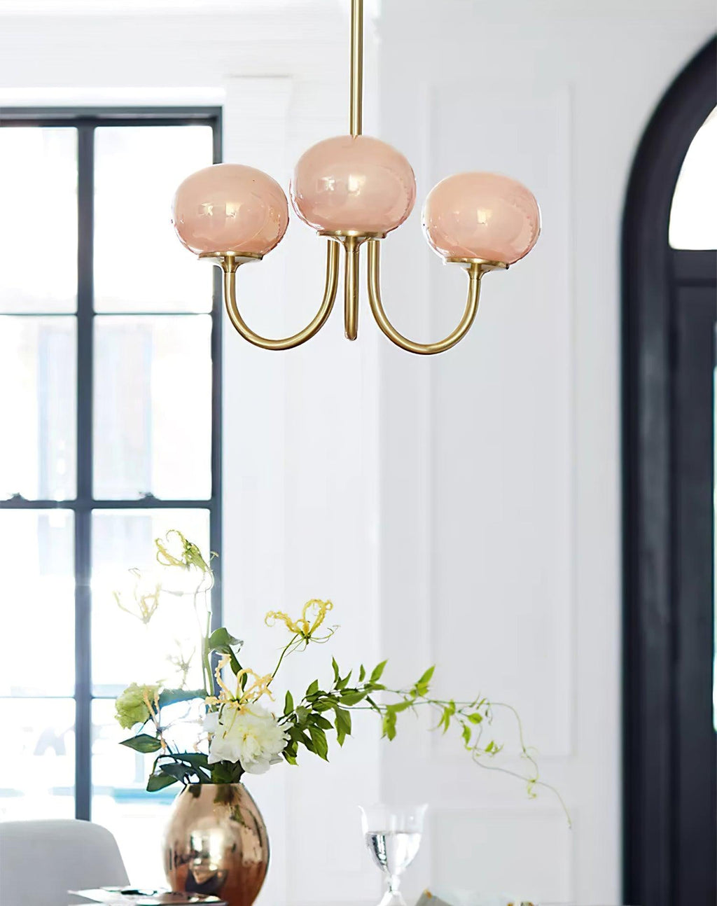 Myrenia Glass Chandelier-Moonnatur