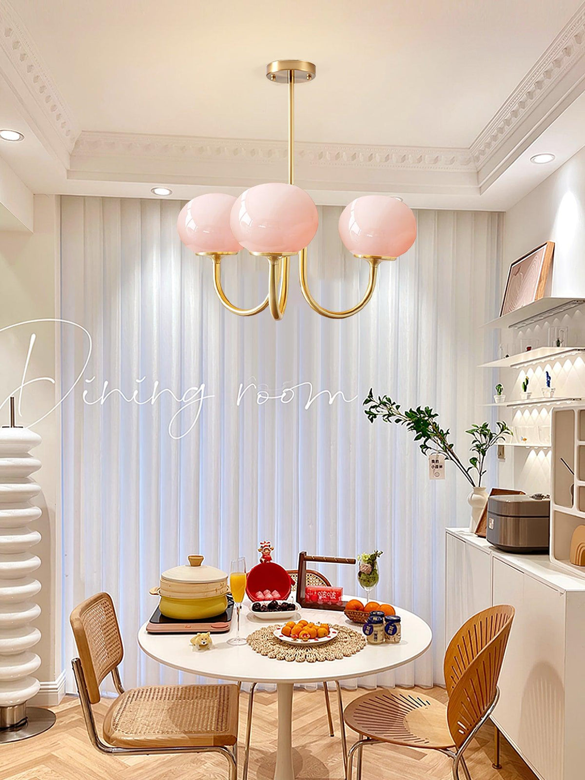 Myrenia Glass Chandelier-Moonnatur