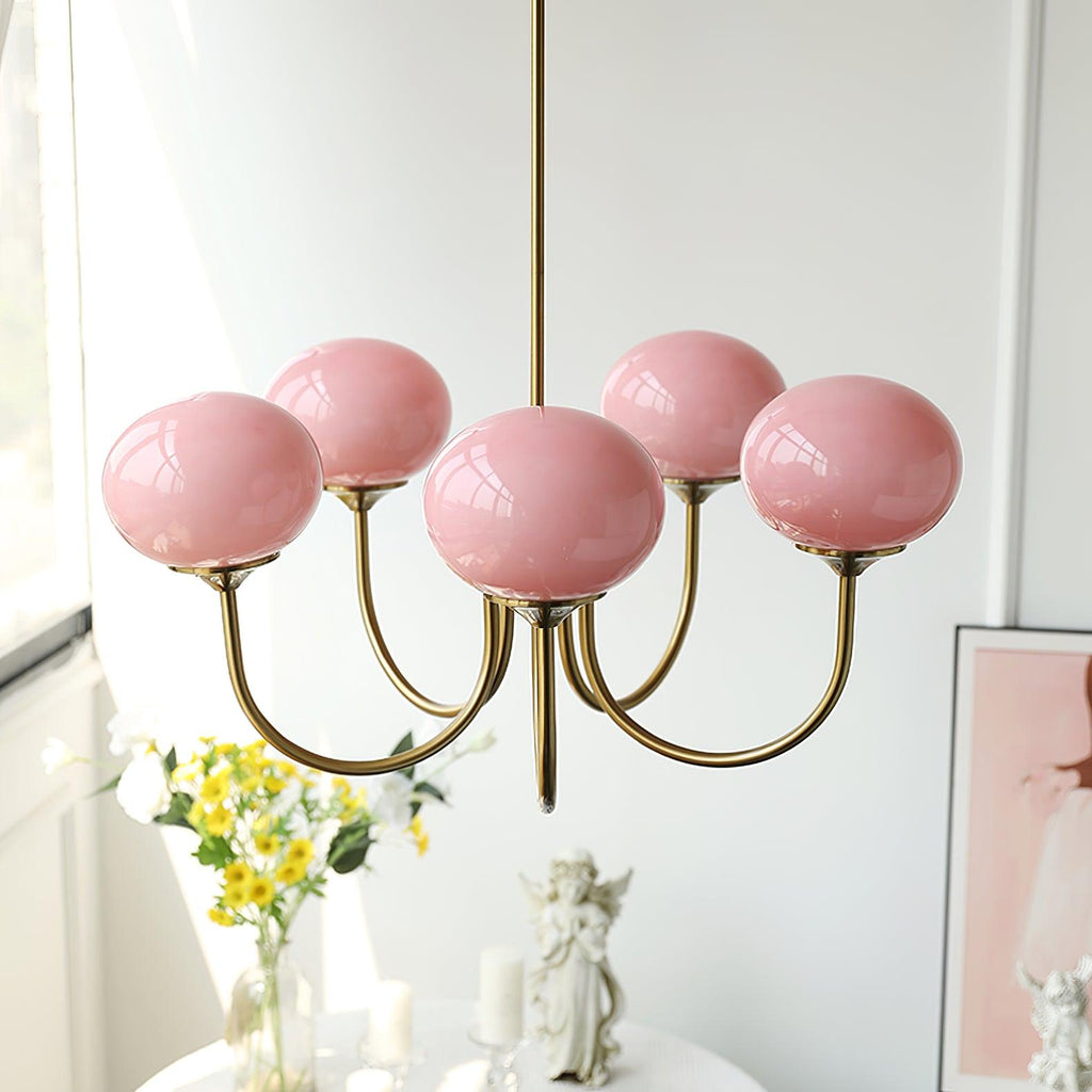 Myrenia Glass Chandelier-Moonnatur