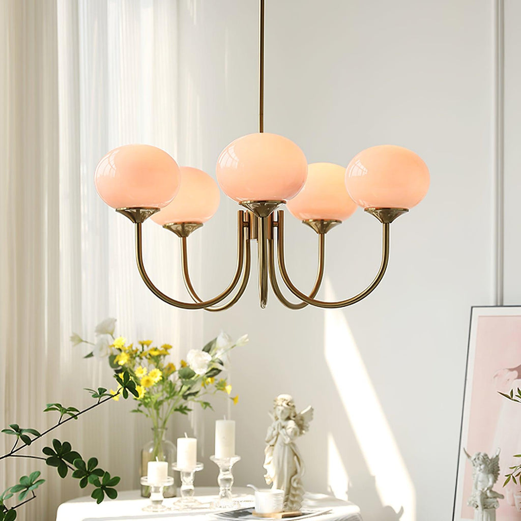 Myrenia Glass Chandelier-Moonnatur