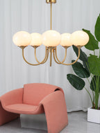Myrenia Glass Chandelier-Moonnatur