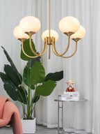 Myrenia Glass Chandelier-Moonnatur