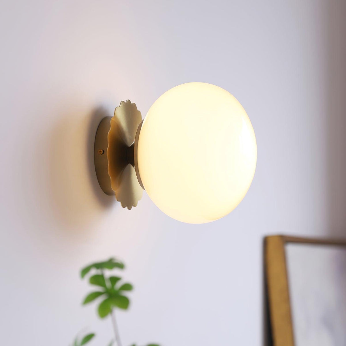 Galenora Glass Wall Light-Moonnatur