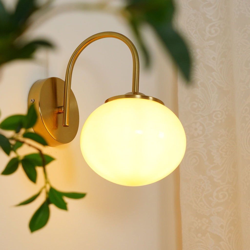 Melvane Glass Wall Lamp-Moonnatur