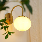 Melvane Glass Wall Lamp-Moonnatur