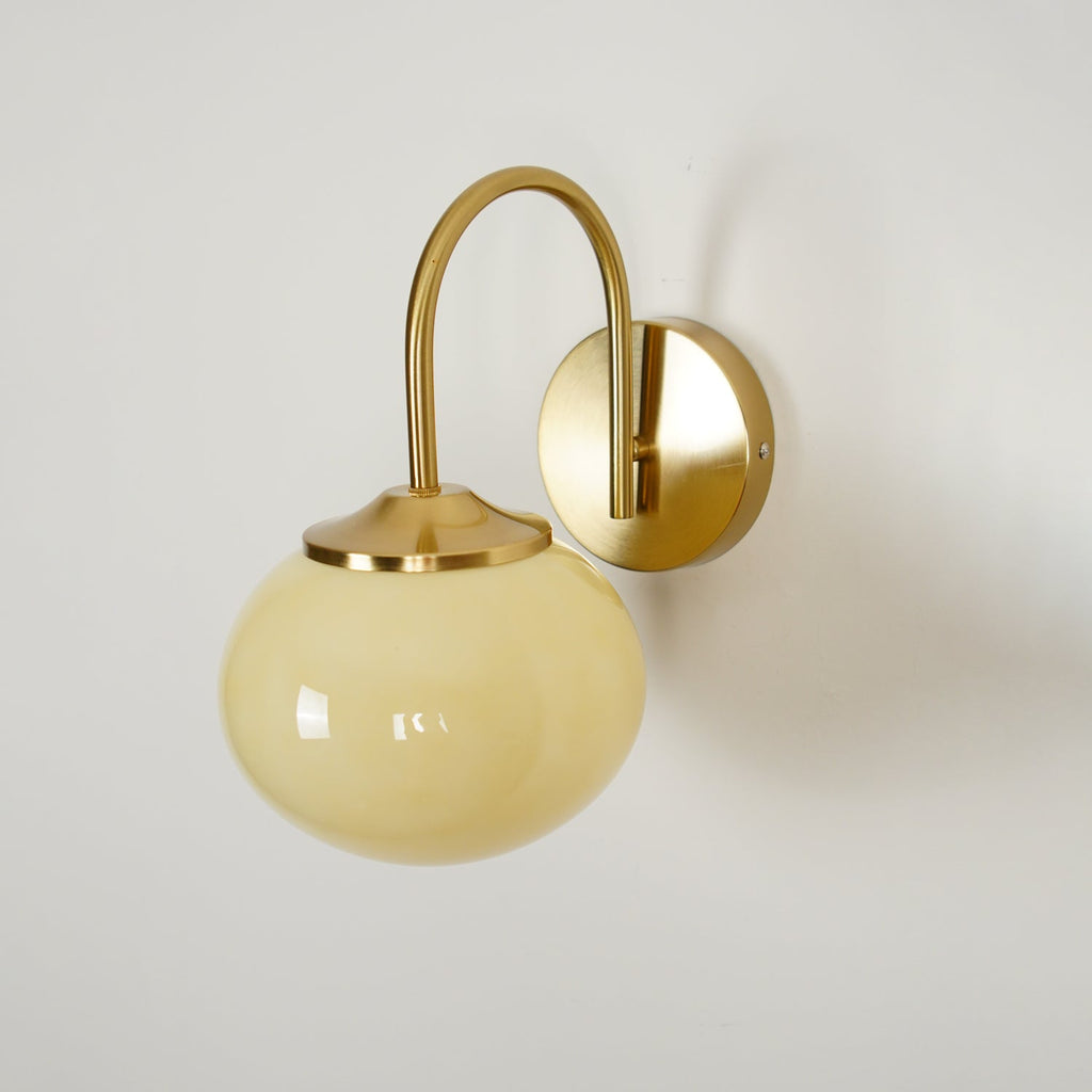 Melvane Glass Wall Lamp-Moonnatur