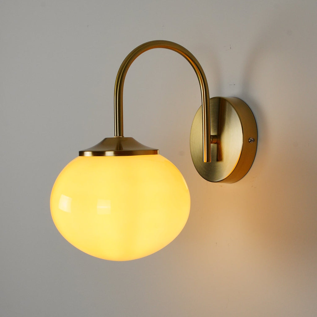 Melvane Glass Wall Lamp-Moonnatur