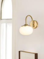 Melvane Glass Wall Lamp-Moonnatur