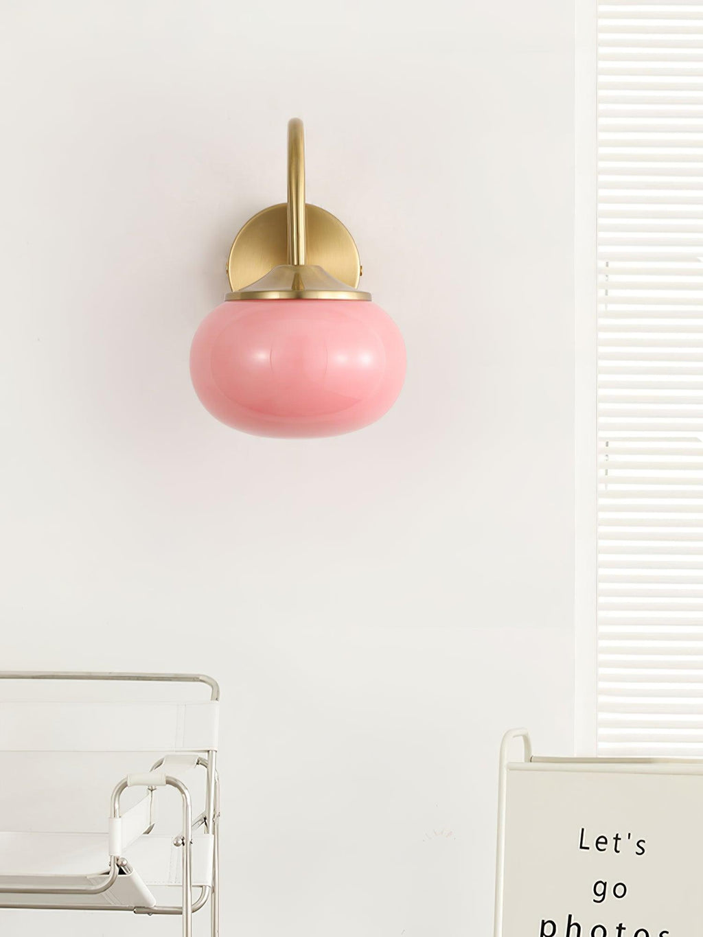 Melvane Glass Wall Lamp-Moonnatur