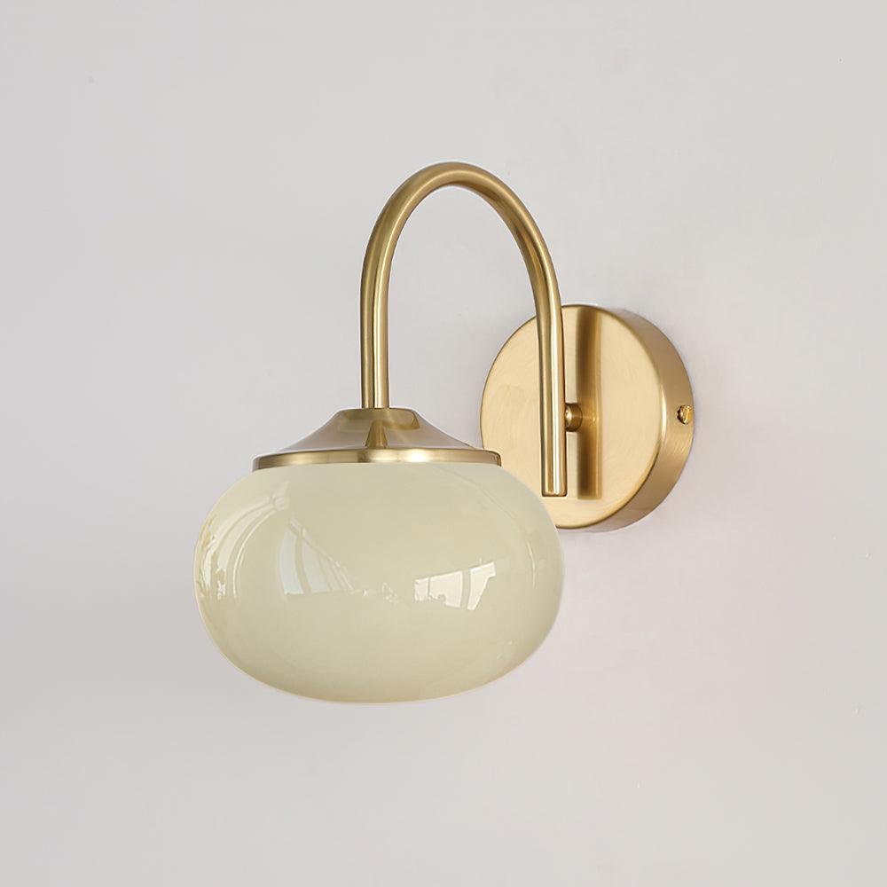 Melvane Glass Wall Lamp-Moonnatur