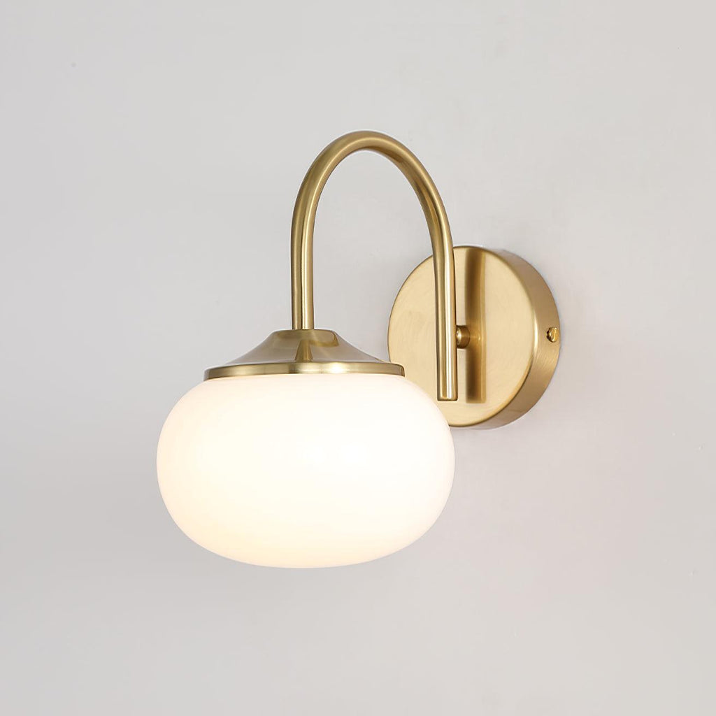 Melvane Glass Wall Lamp-Moonnatur