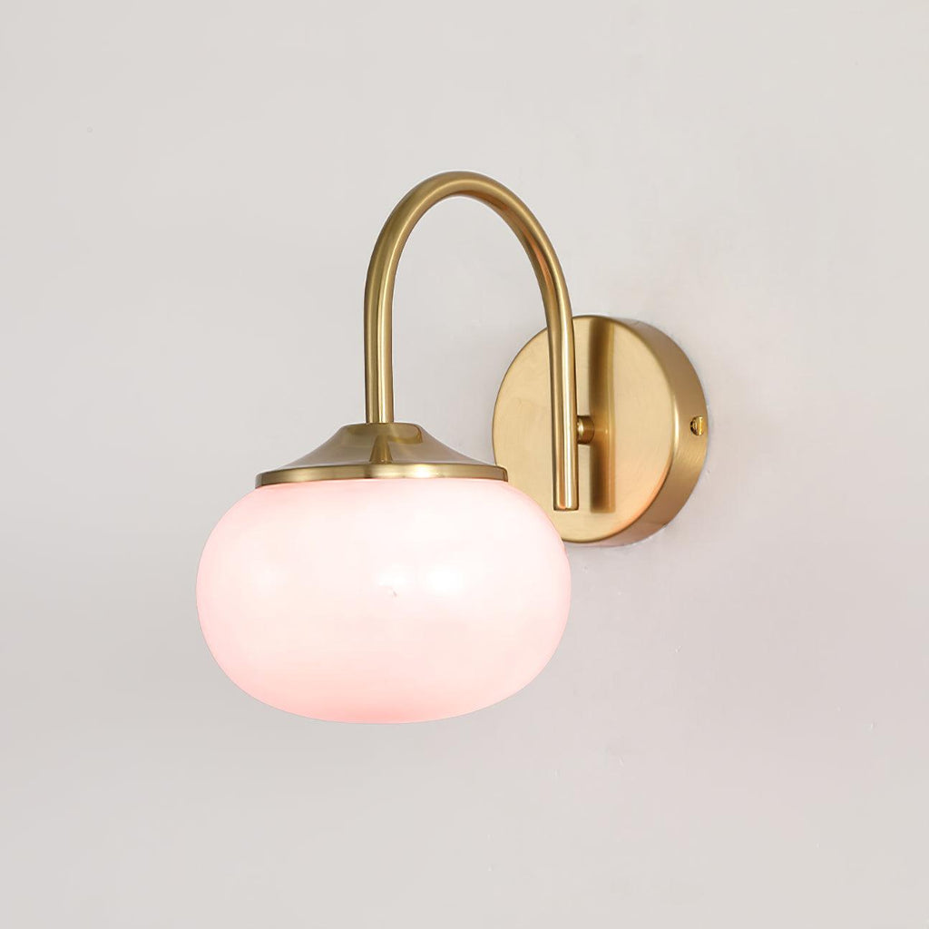 Melvane Glass Wall Lamp-Moonnatur