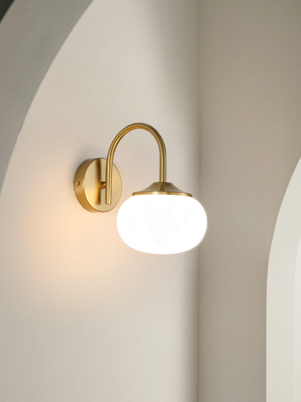 Melvane Glass Wall Lamp-Moonnatur