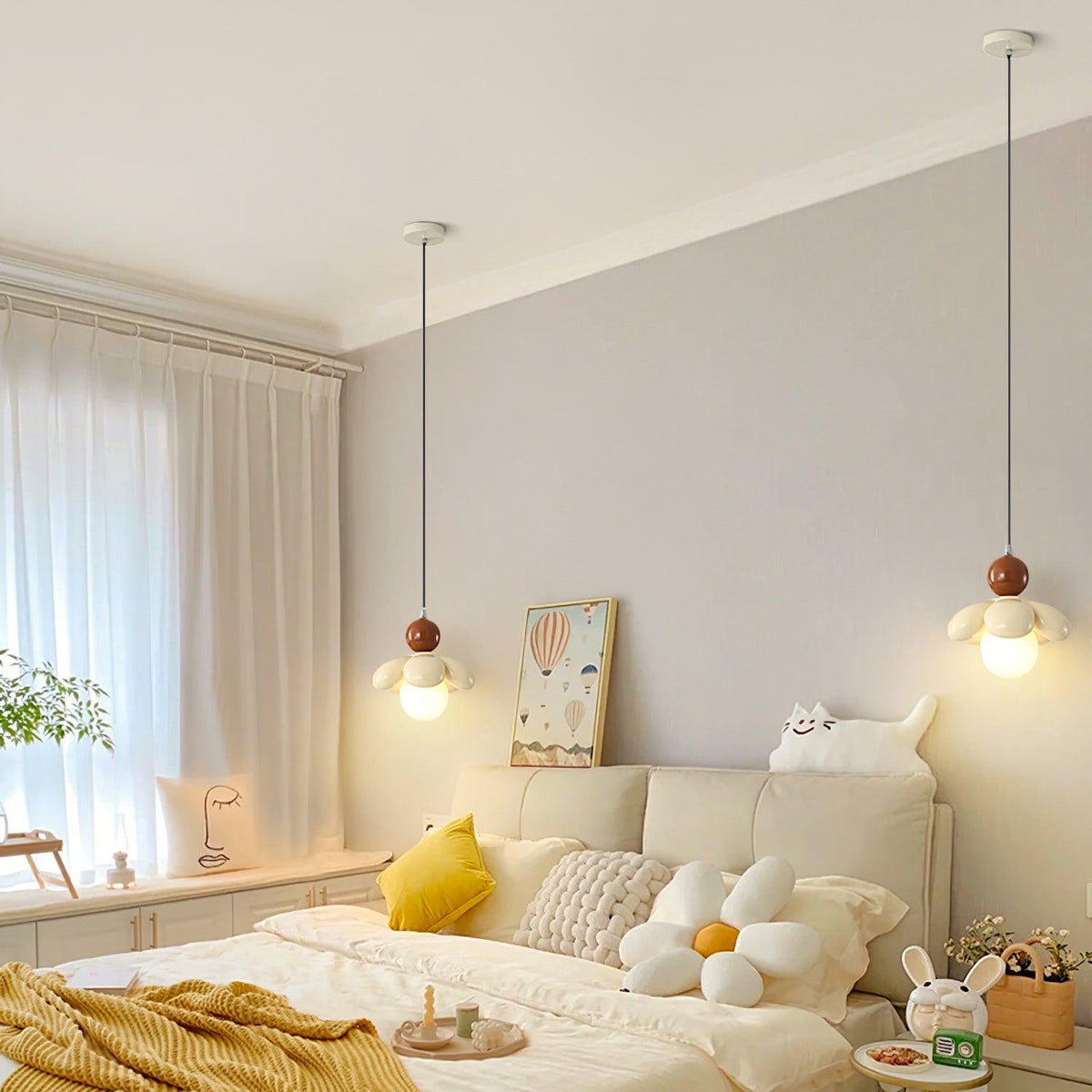 Dunsellynne Resin Pendant Light-Moonnatur