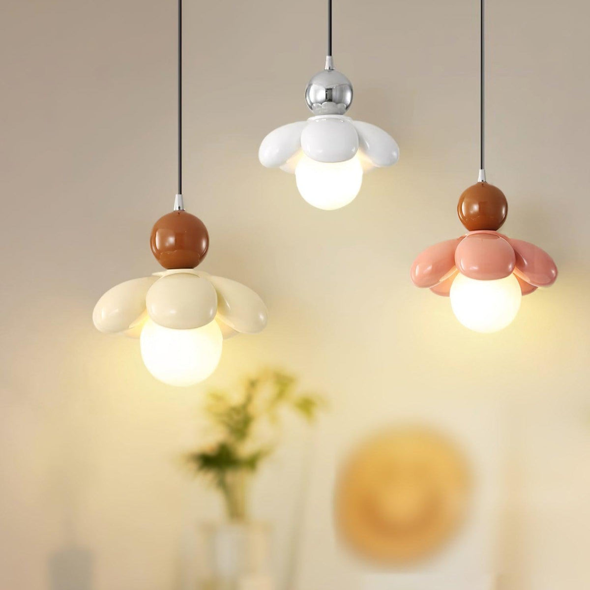 Dunsellynne Resin Pendant Light-Moonnatur