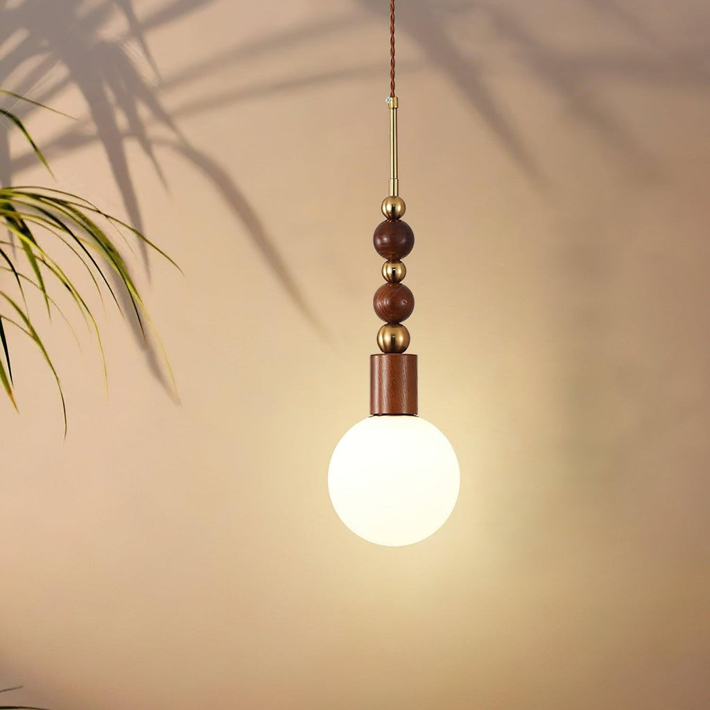 Meldenvale Wood Pendant Light-Moonnatur
